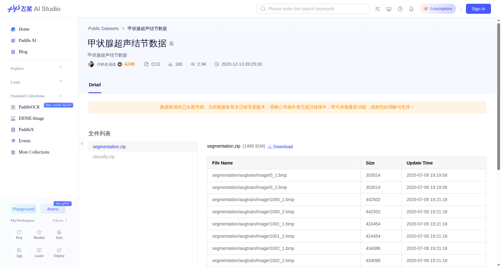甲状腺超声结节数据