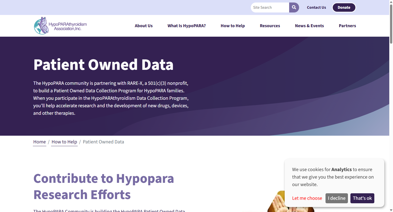 HypoPARA患者自有数据计划