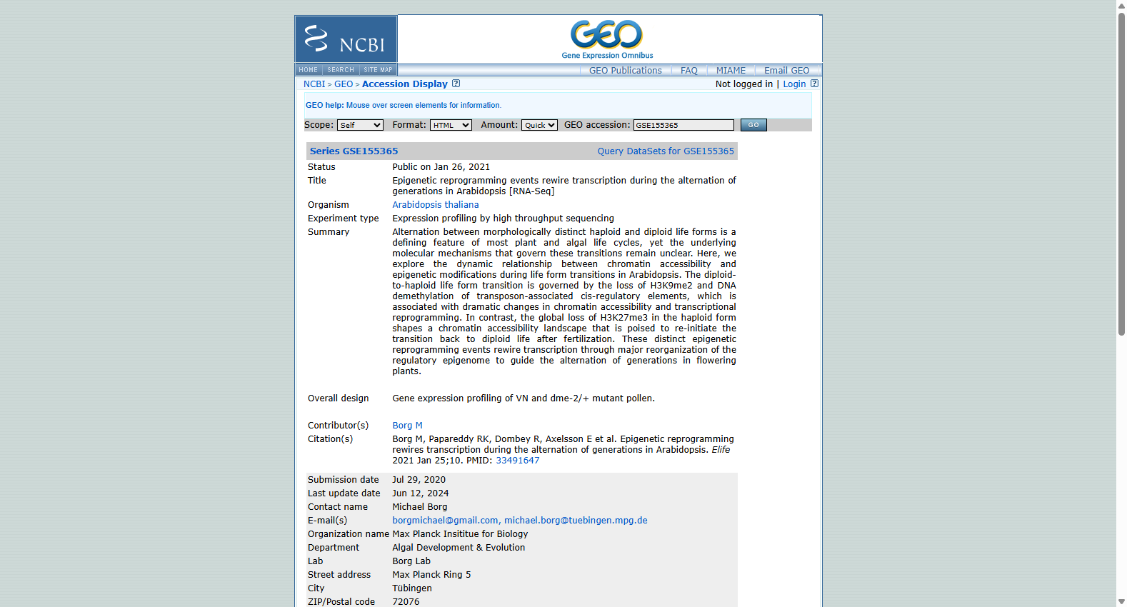 GEO 艾迪生病外周血单核细胞转录组数据集 (GSE155365)